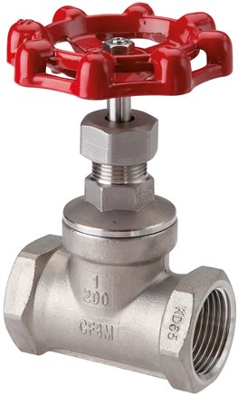 Exemplary representation: Stainless steel sleeve shut-off valve